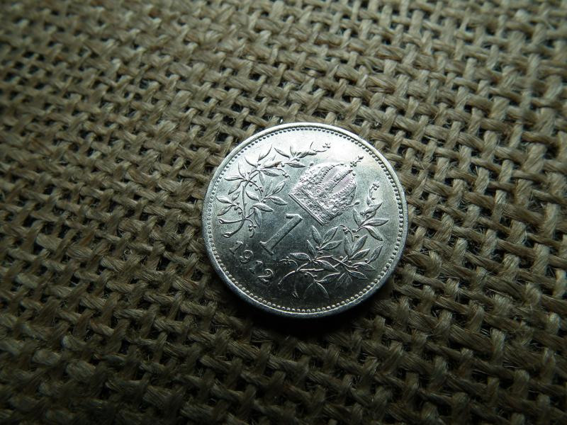 Ezüst 1 korona, 1912, Corona