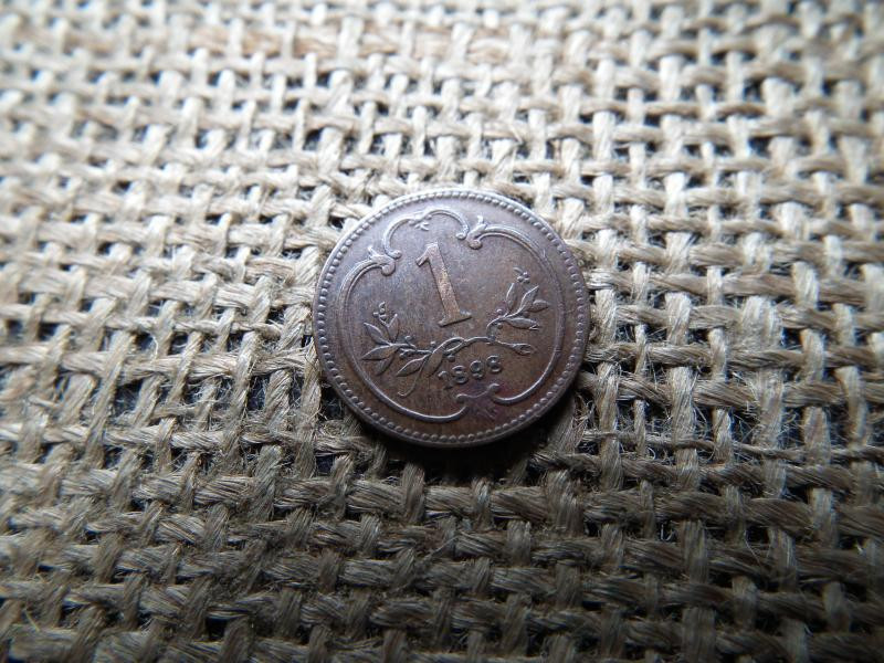 1 Heller, 1898, ritkább