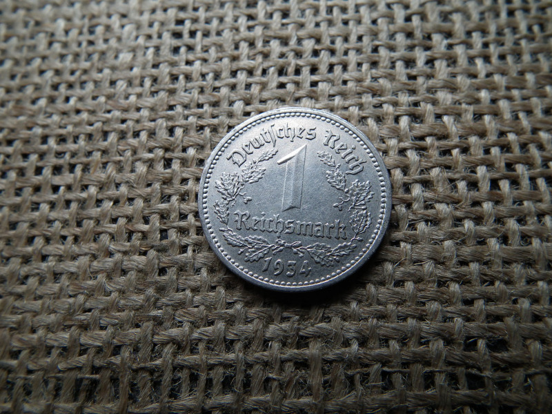 Birodalmi 1 márka 1934 E