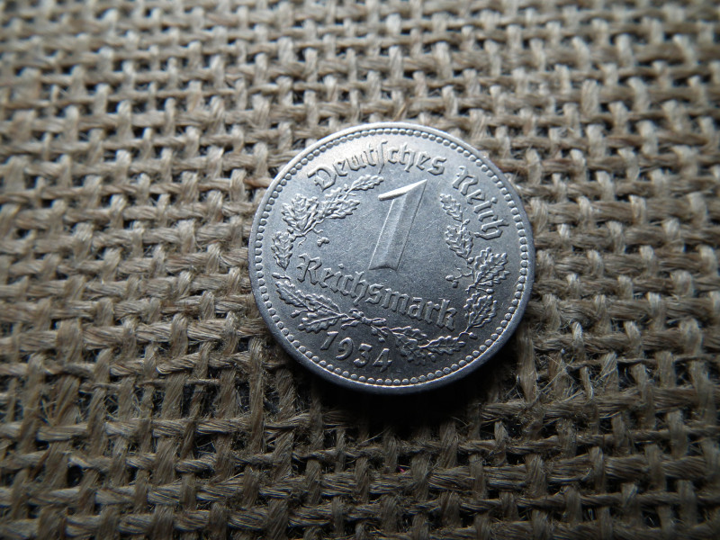 Birodalmi 1 márka 1934 A