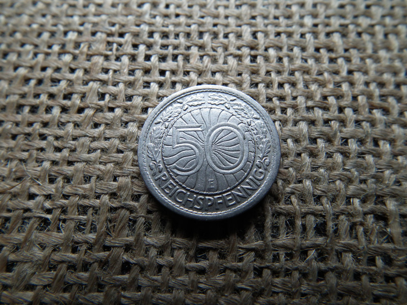 Birodalmi 50 pfennig 1928 E