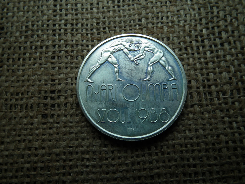 Ezüst 500 forint 1987 BU ,Olimpia 