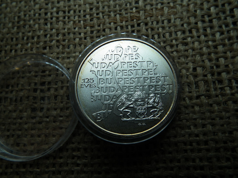 Ezüst 750 forint 1998 BU , Budapest 