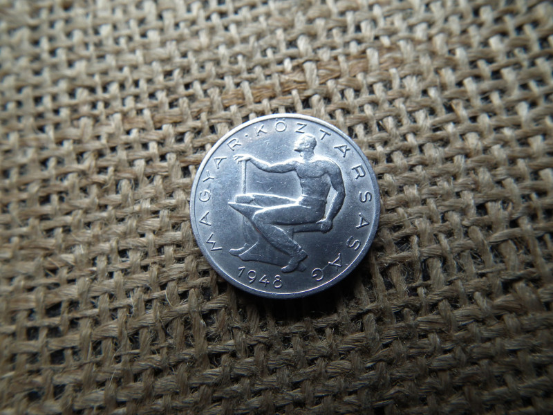 50 fillér 1948 , nagyon szép 