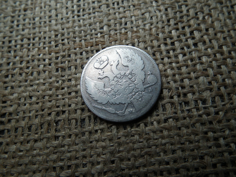 Lengyel királyság , 2 zloty 1837 , zlotych , 2 Zlotys / 30 Kopěek - Nicholas I Warszawa