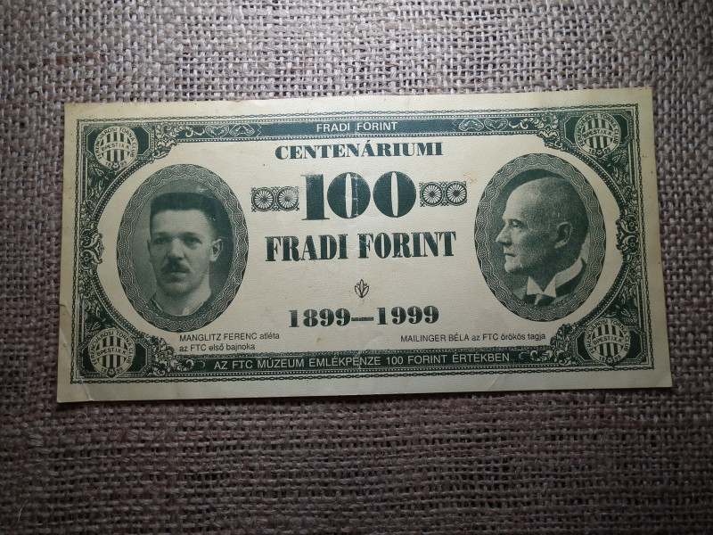 Fradi Forint 1889 - 1999 