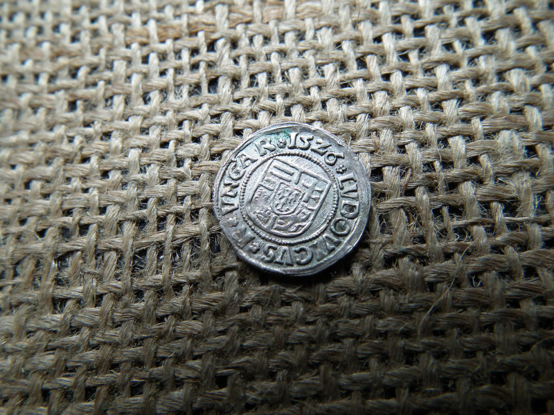 II. Ulászló ezüst denár 1526 K-B , dénár 