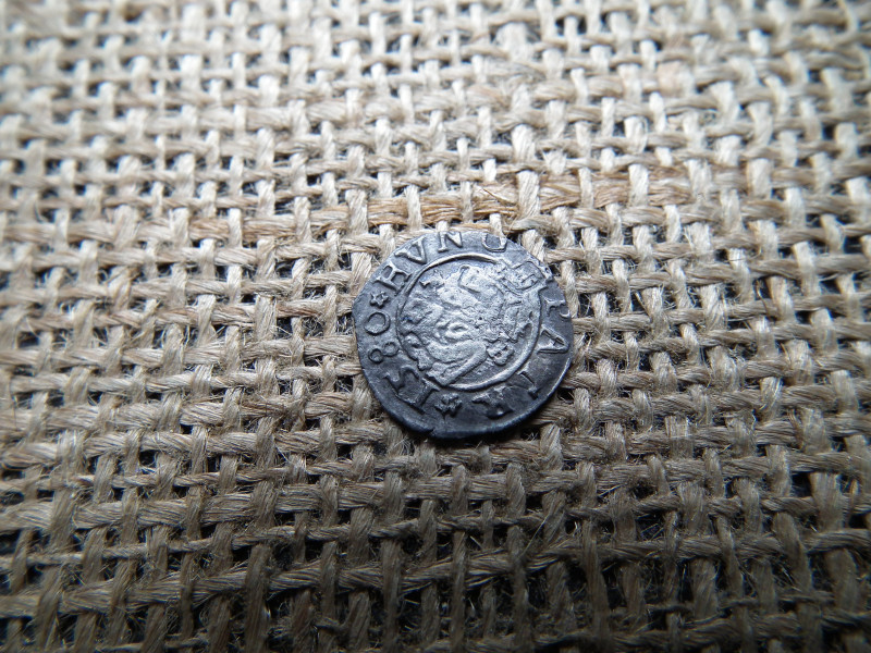 Rudolf ezüst dénár 1580 KB  , denár - Körmöcbánya