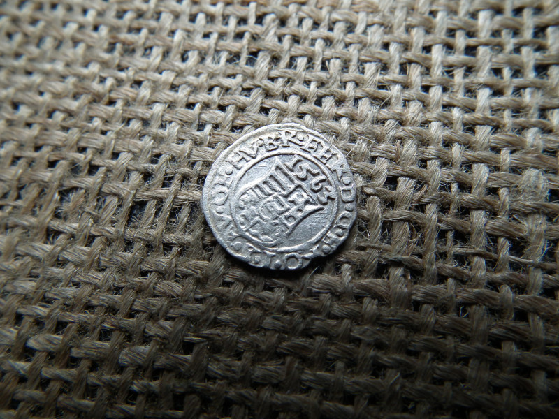 I. Ferdinánd ezüst dénár 1563 KB , Körmöcbánya , denár