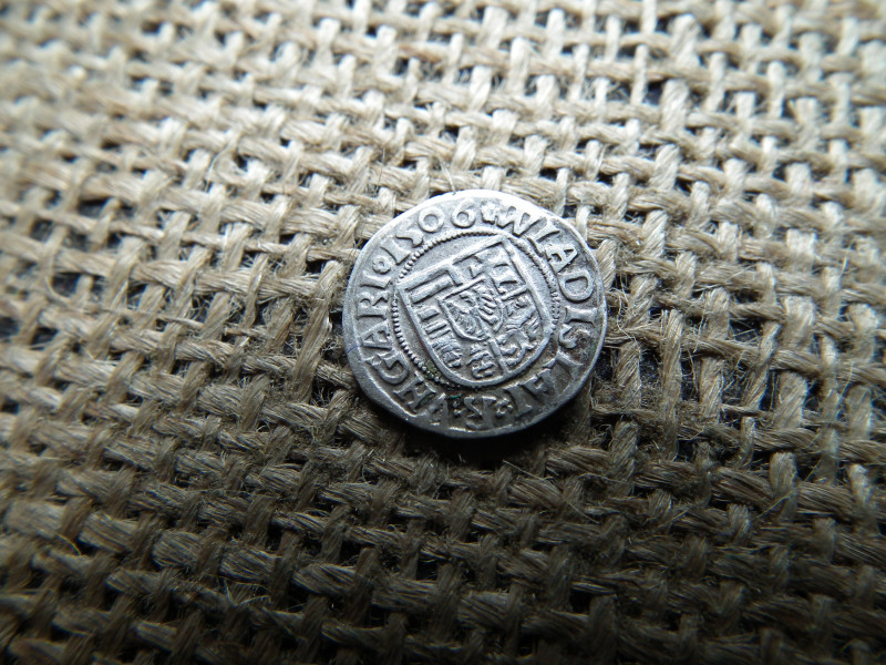 II. Ulászló  ezüst dénár 1506 KH , denár