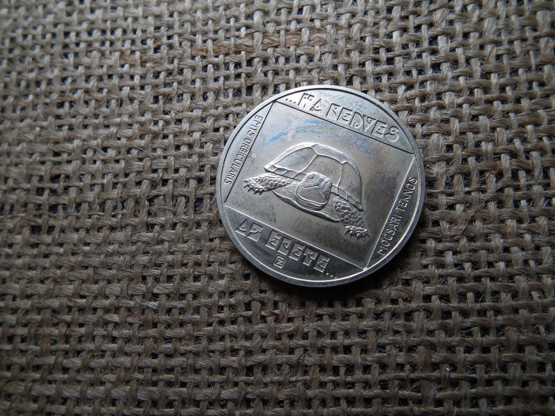 100 forint 1985 BU , Mocsári teknős 