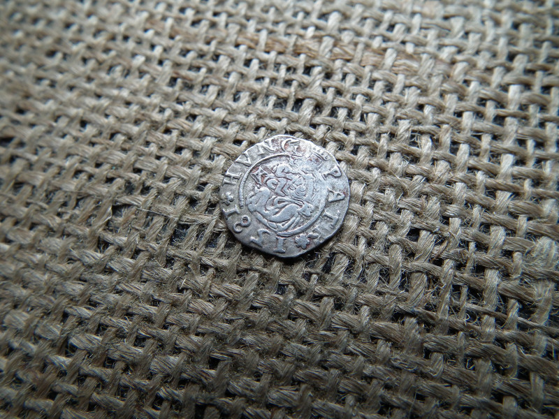Rudolf , ezüst dénár 1581 KB , Körmöcbánya ! denár 