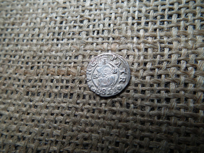 Rudolf , ezüst dénár 1588 KB , Körmöcbánya ! denár 