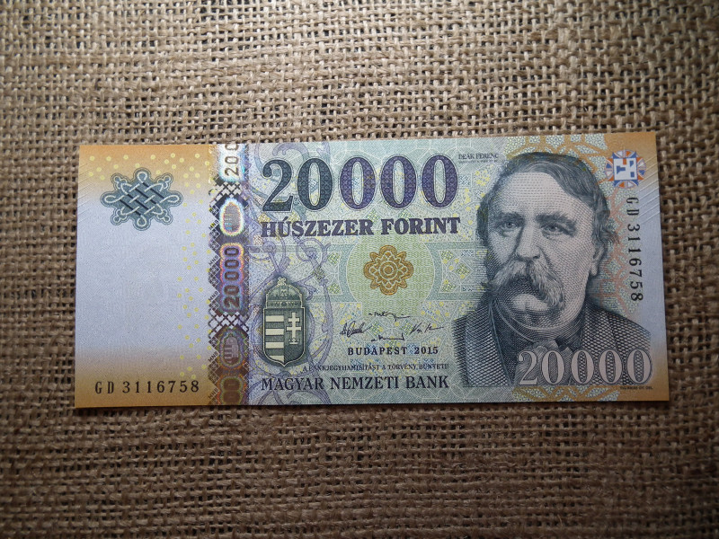 20000 forint 2015 GD UNC 