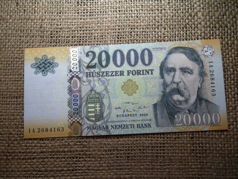 20000 forint 2020 IA UNC