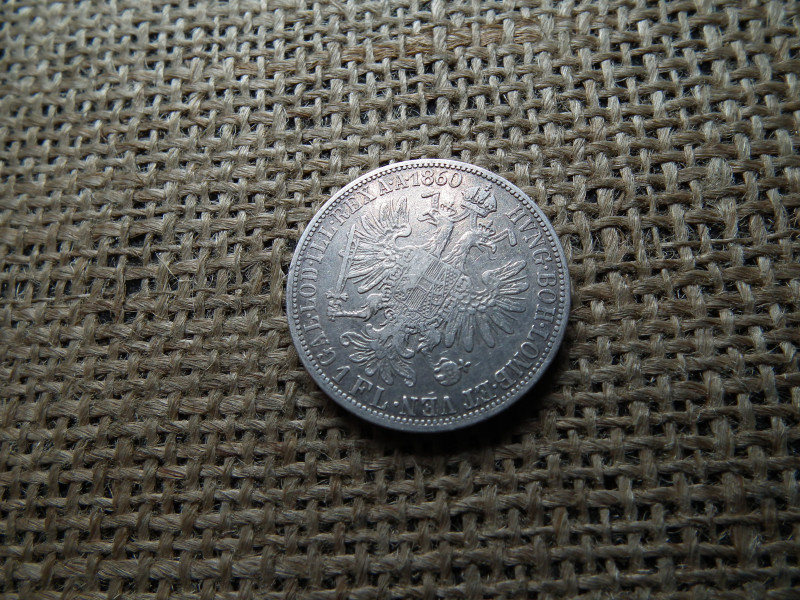 Ferenc József ezüst 1 florin 1860 A 