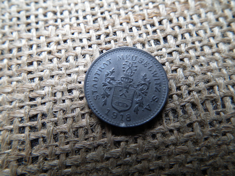 Szász , 10 pfennig 1918  - Meuselwitz