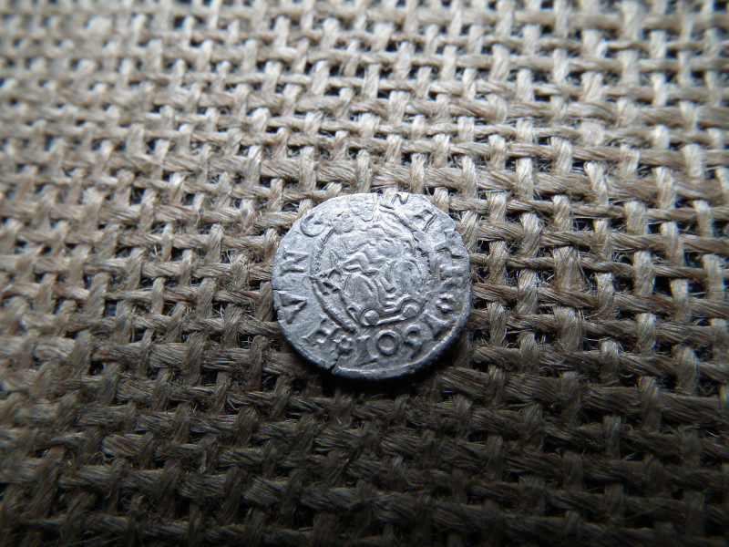 Rudolf , ezüst dénár 1601 KB , Körmöcbánya ! denár , ritka 