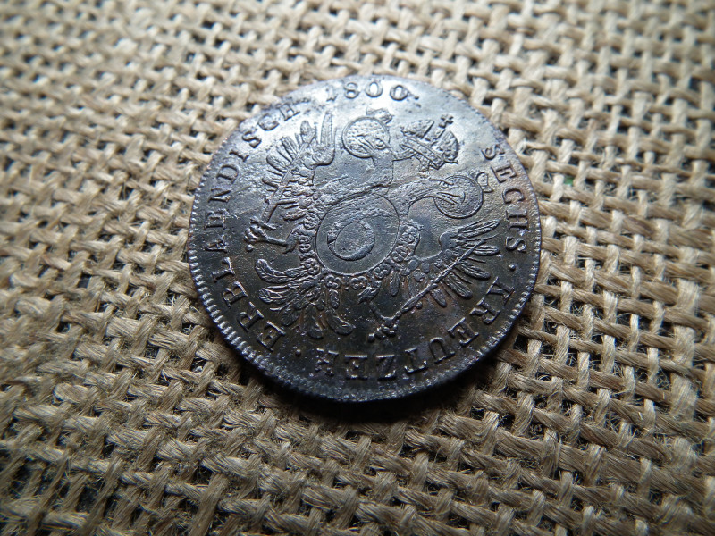 I. Ferenc 6 krajcár 1800 F , nagyon szép, ritkább 