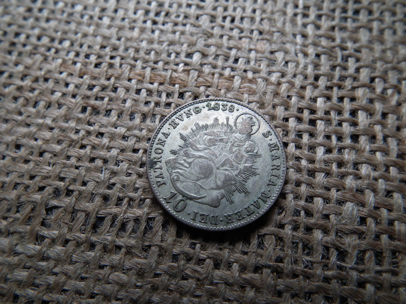 V. Ferdinánd ezüst 10 krajcár 1838 B , Körmöcbánya 