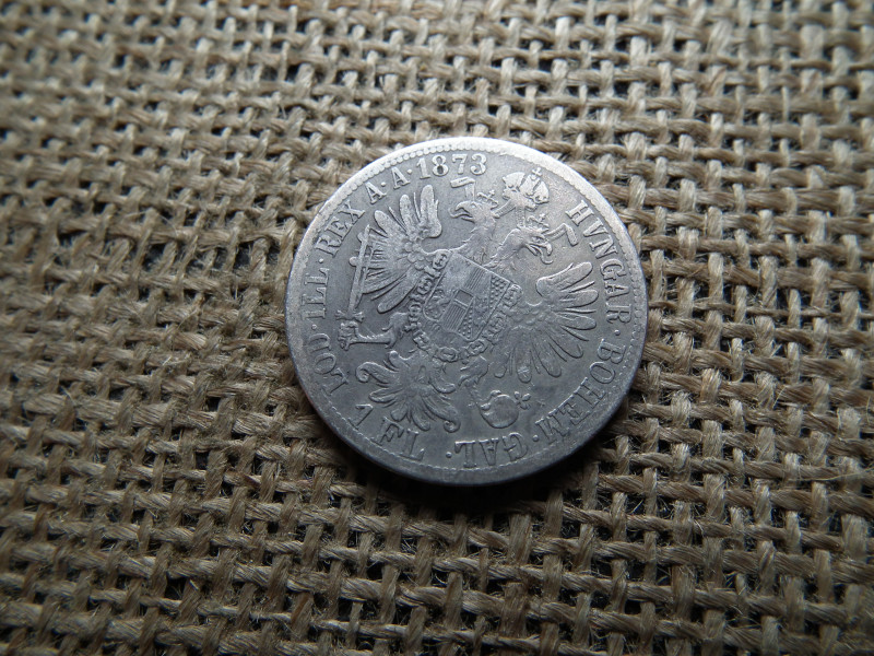 Ferenc József , ezüst 1 florin 1873
