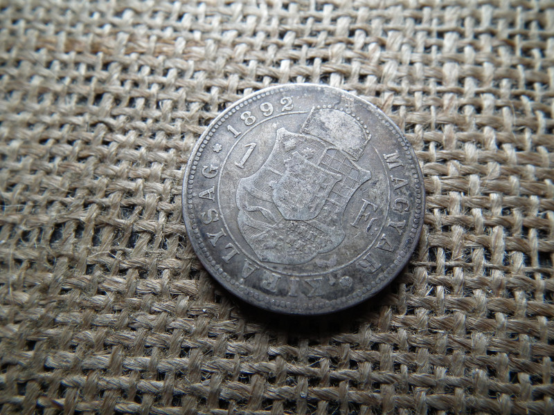 Ferenc József , ezüst 1 forint 1892 KB 