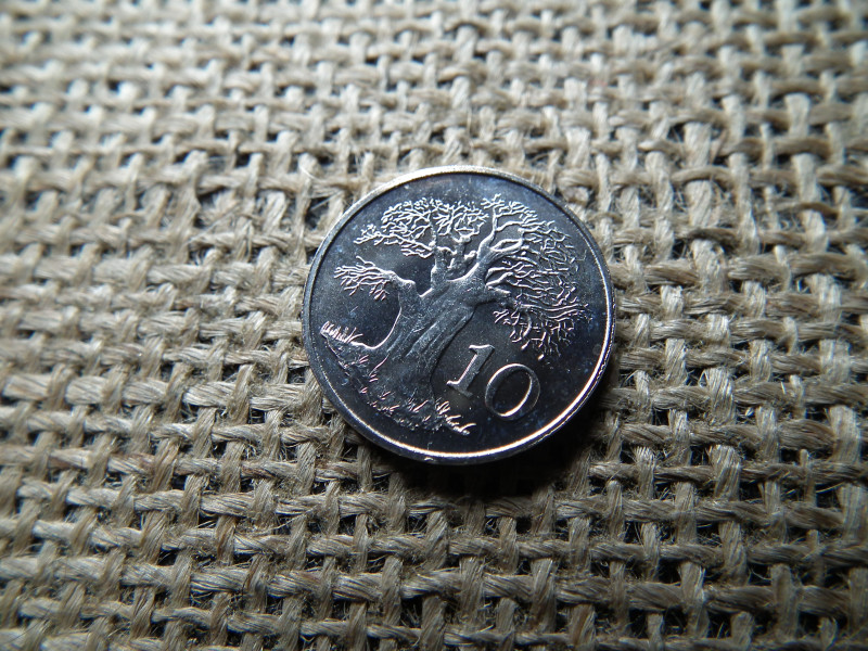 Zimbabwe 10 cent 1980 , cents , verdefényes 