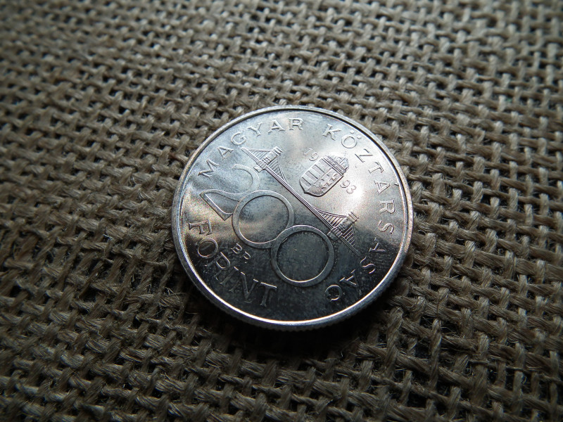 Ezüst 200 forint 1993 BU 