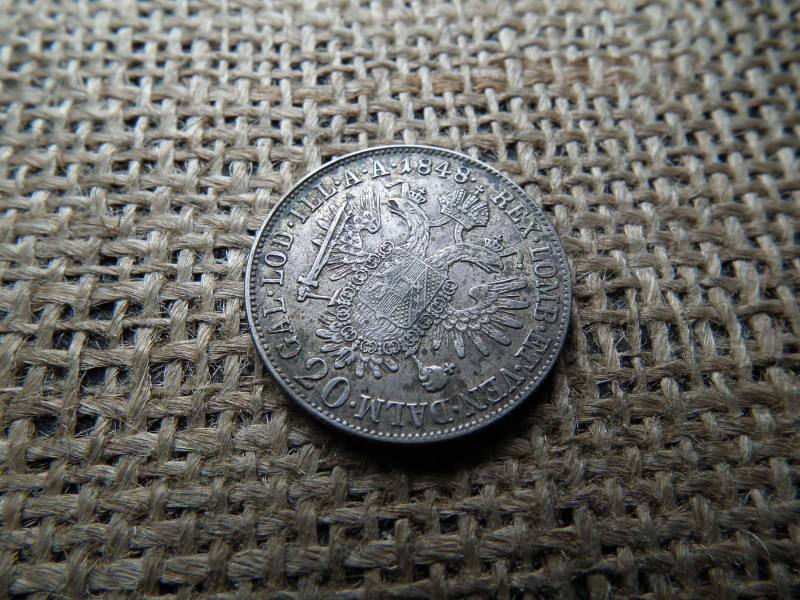 Ezüst 20 krajcár 1848 A , Ferdinánd 