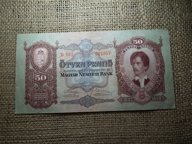 50 pengő 1932 