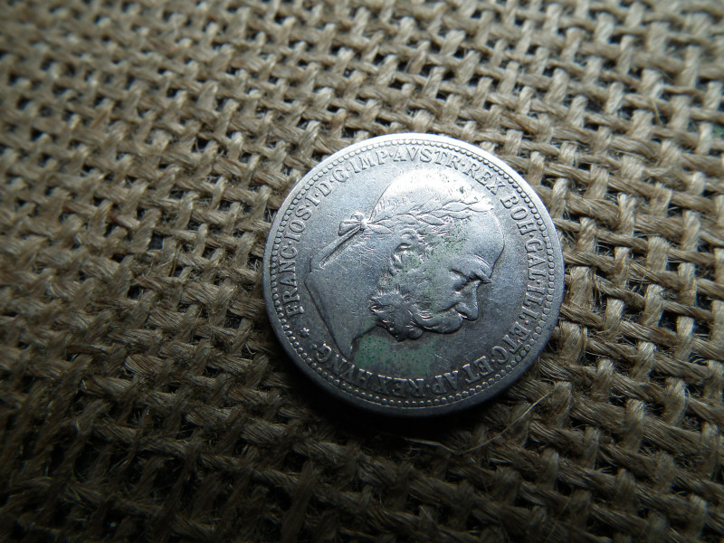Ezüst 1 korona 1903 , corona 