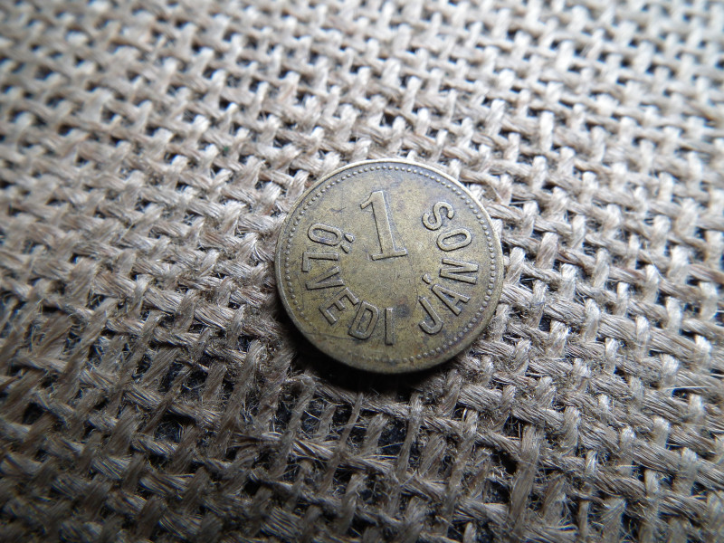 Őlvedi János , Ölvedi , Zseton , bárca , token ! 1 jelzéssel , ritka 