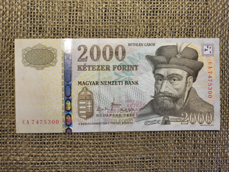 2000 forint 2008 CA UNC