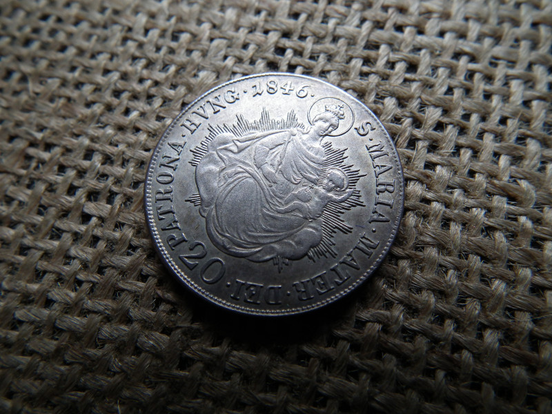 V. Ferdinánd ezüst 20 krajcár 1846 B
