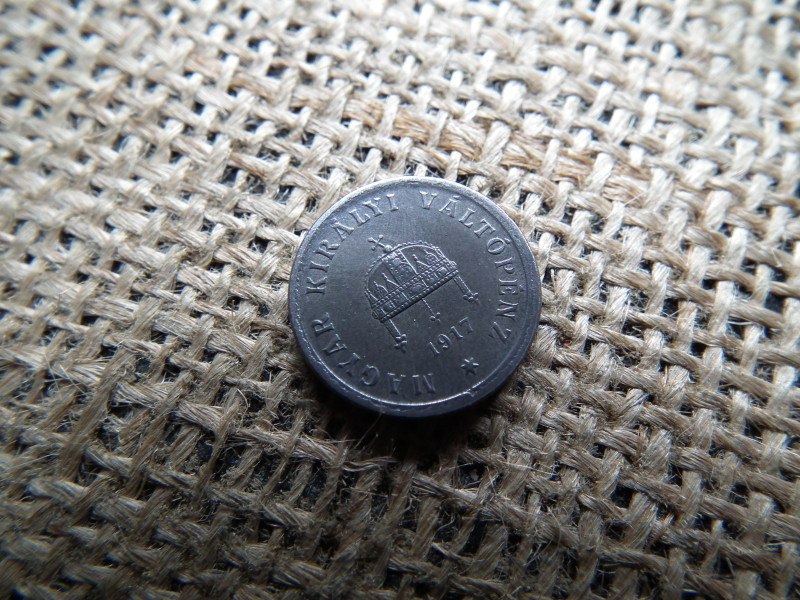 2 fillér 1917 KB 