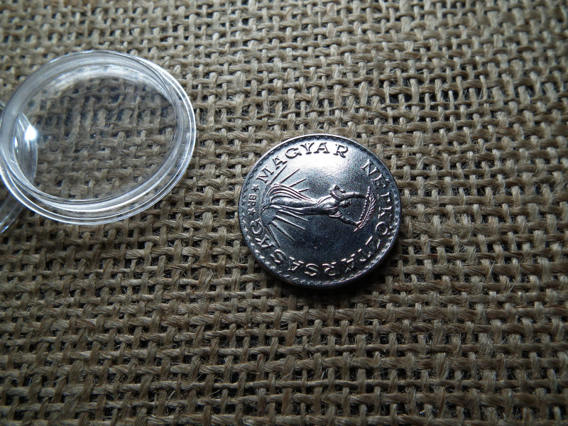 10 forint 1989 , ezüstözött 