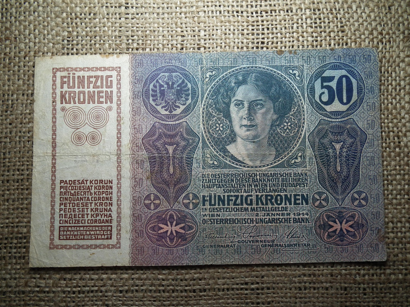50 korona 1914 