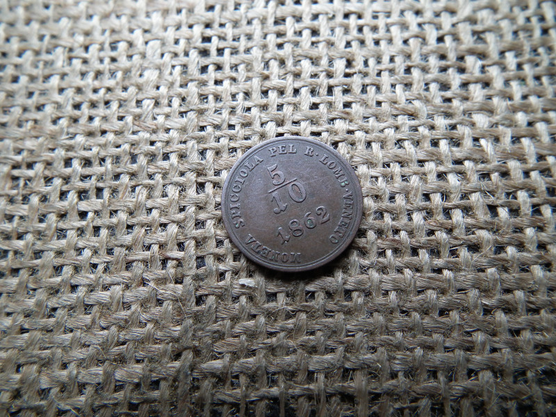 5/10 Soldo 1862 B ! 