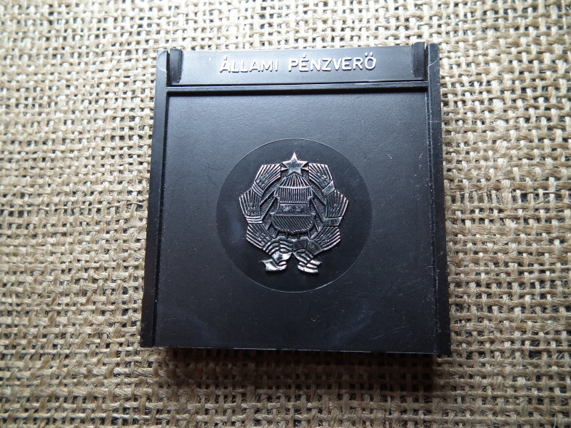 Moszkvai Olimpia 1980 bélyegérem ÁPV tokban , ezüst