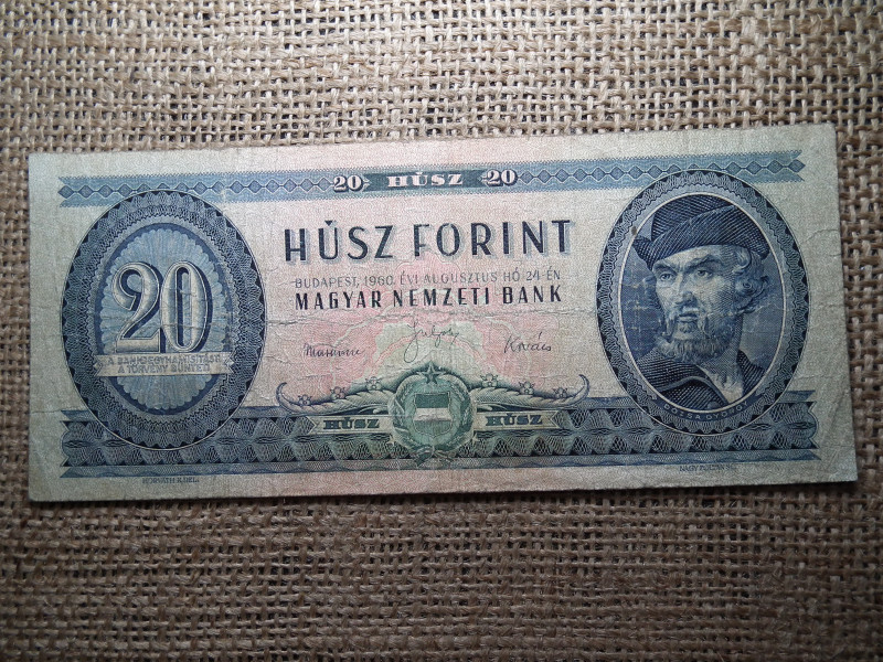 20 forint 1960 , ritka ! VG 