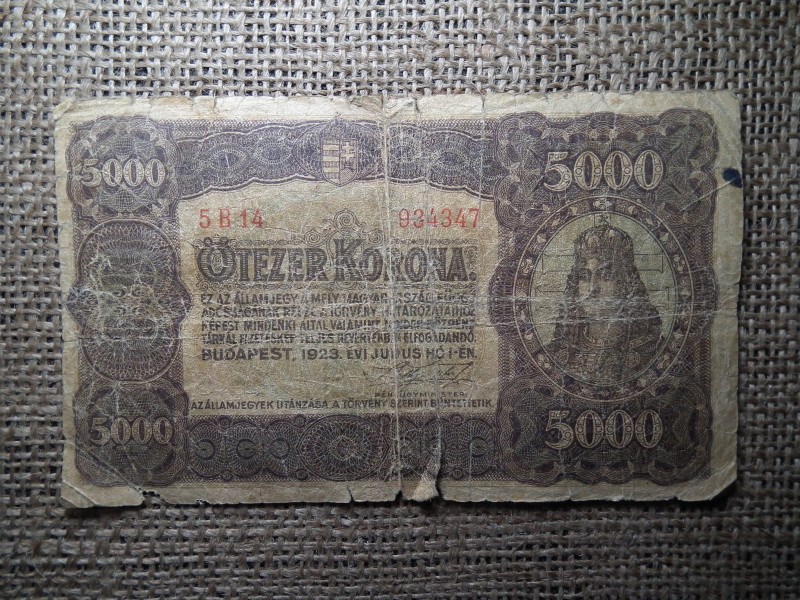 5000 korona 1923