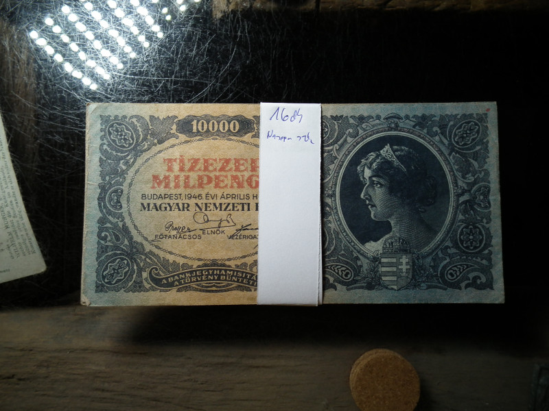 TÍZEZER MILPENGŐ 1946 - 16 DARABOS KÖTEG EGYBEN!!!