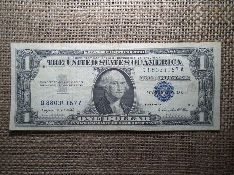 USA 1 dollár 1957 A