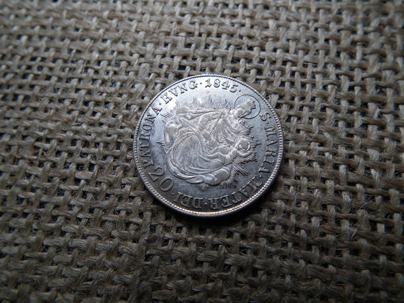 V. Ferdinánd ezüst 20 krajcár 1845 B
