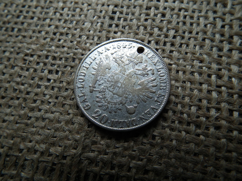 V. Ferdinánd ezüst 20 krajcár 1845 M , ritkább