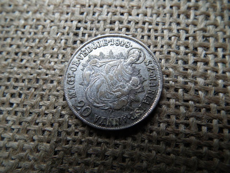 V. Ferdinánd Ezüst 20 krajcár 1848 KB