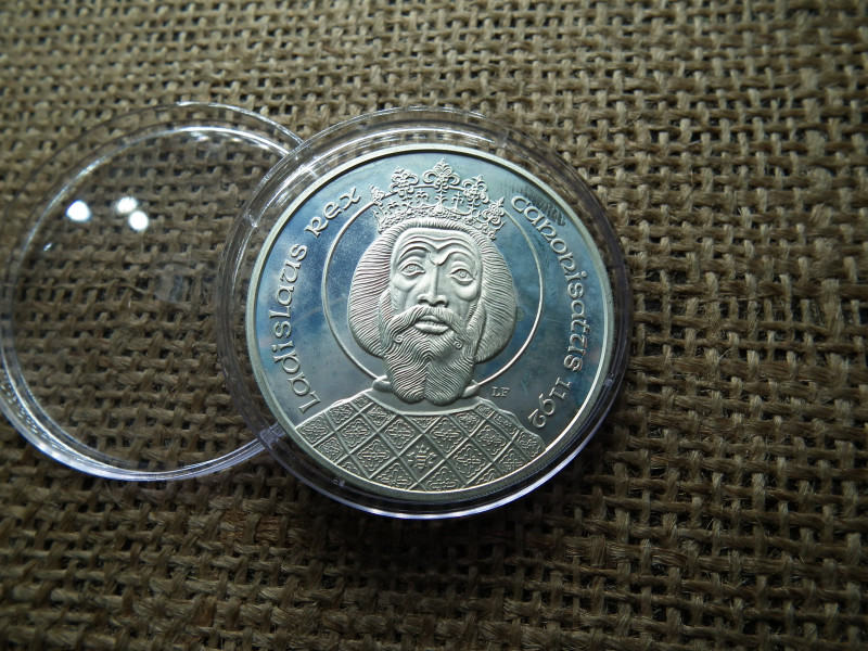 Ezüst 500 forint 1992 PP , Szent László