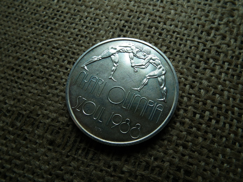 Ezüst 500 forint 1987 , Szöil Olimpia