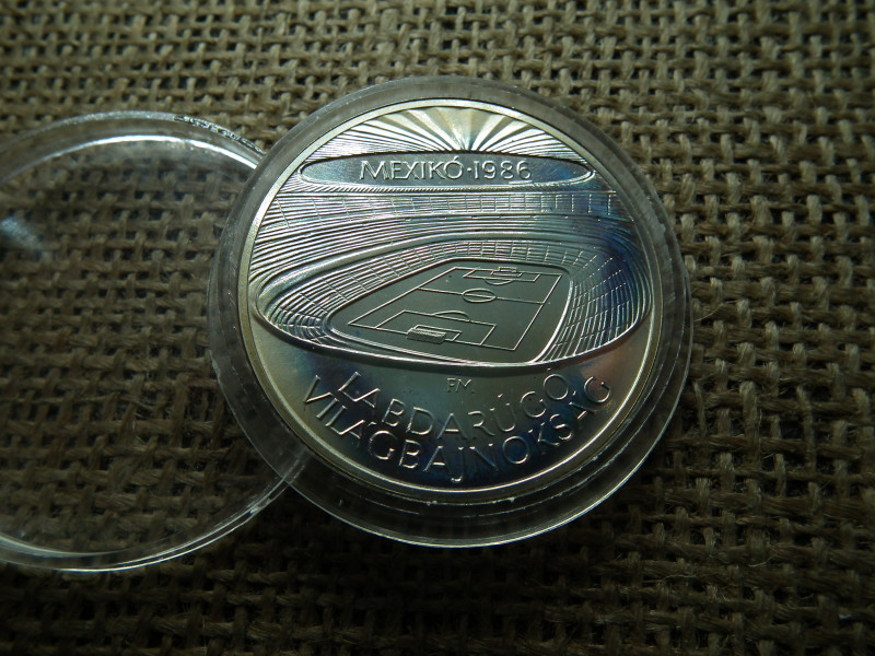 Ezüst 500 forint 1986 , Mexikó VB 