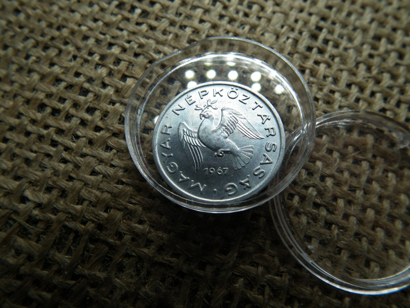 10 fillér 1967 , extra , alumínium